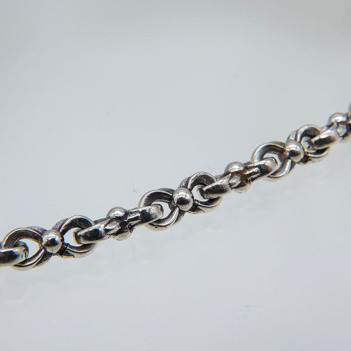 Heavy Double Loop Chain handmade in Sterling Silver_4100