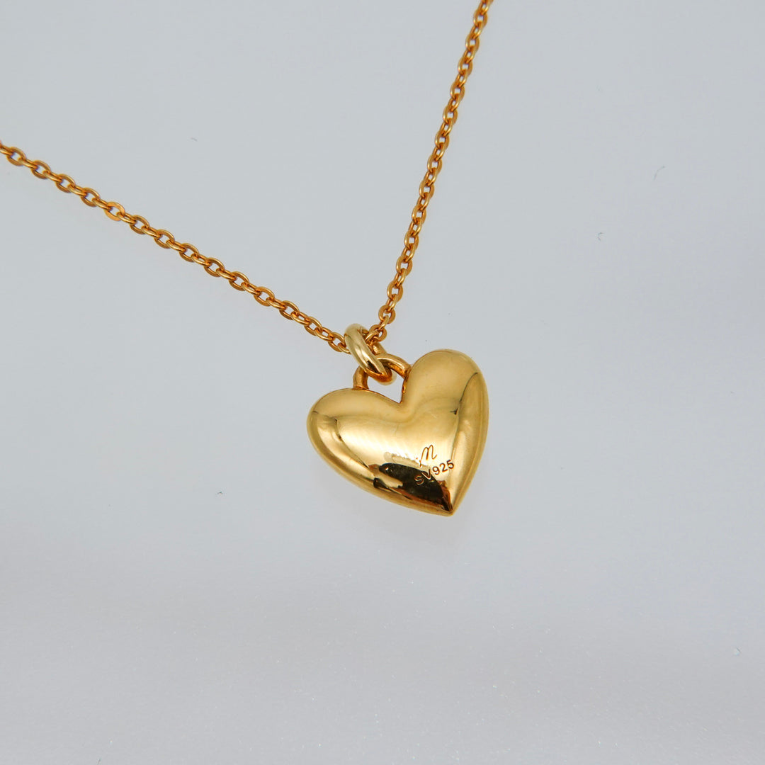 Gold necklace GMP7 ハートネックレスs