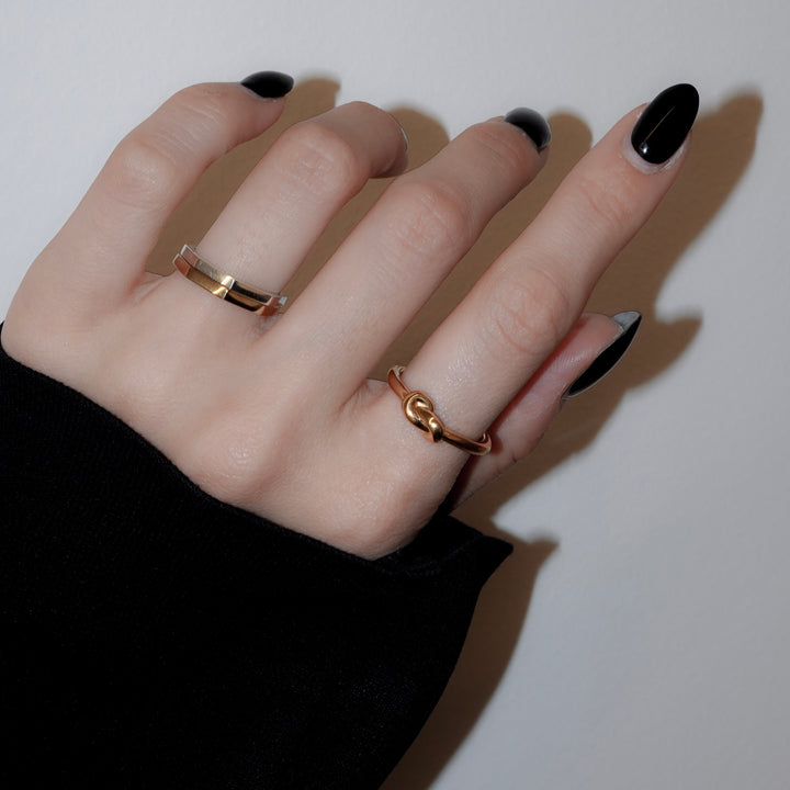 "Octagon" ring (GOLD)
