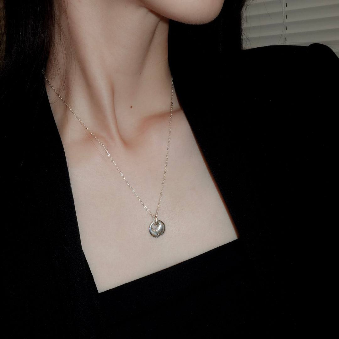 Charm Necklace-Full Moon