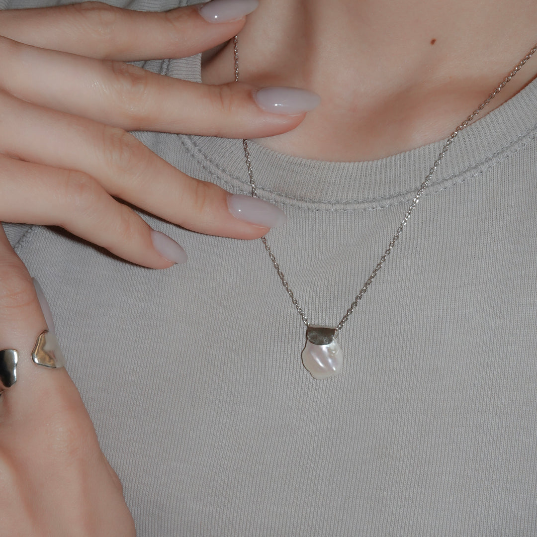 HASAMU necklace pearl