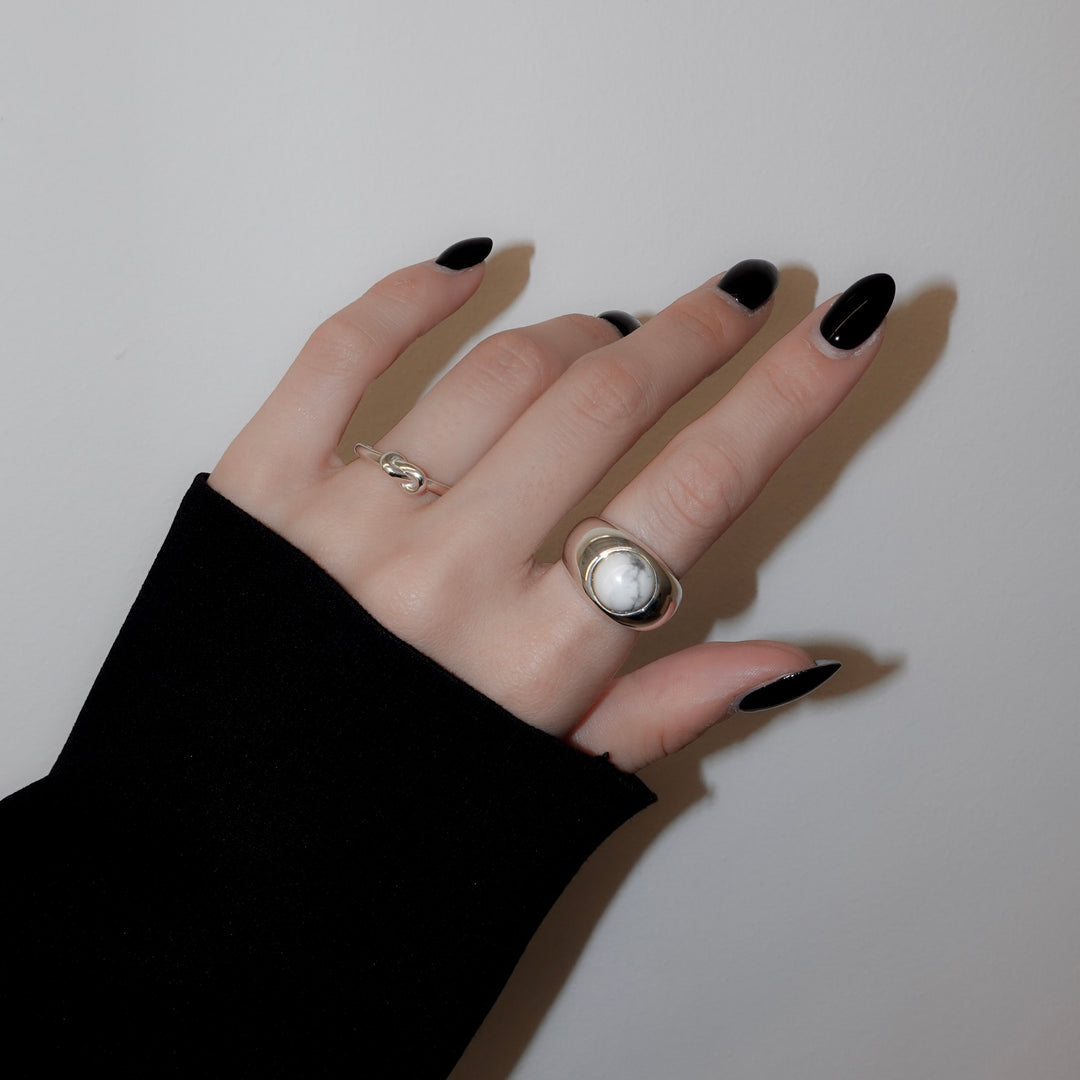 "Stone" ring (marble)
