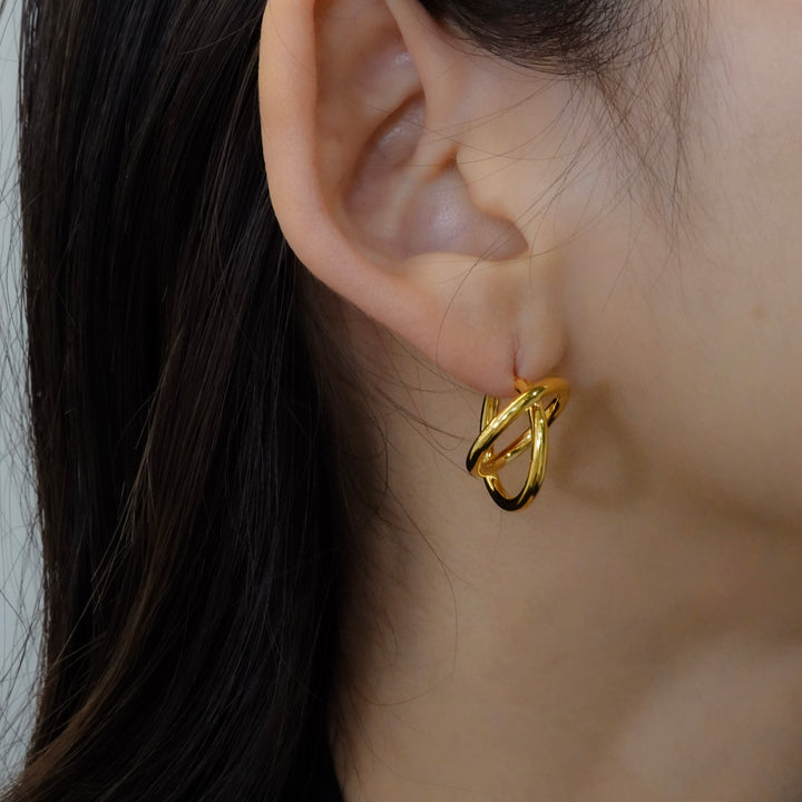 gold pierced earrings GMA2 ピアス