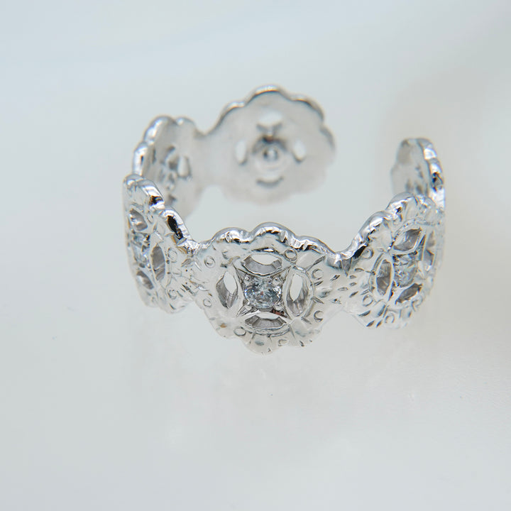 フィレンツェ彫りフラワーリング(RGP)