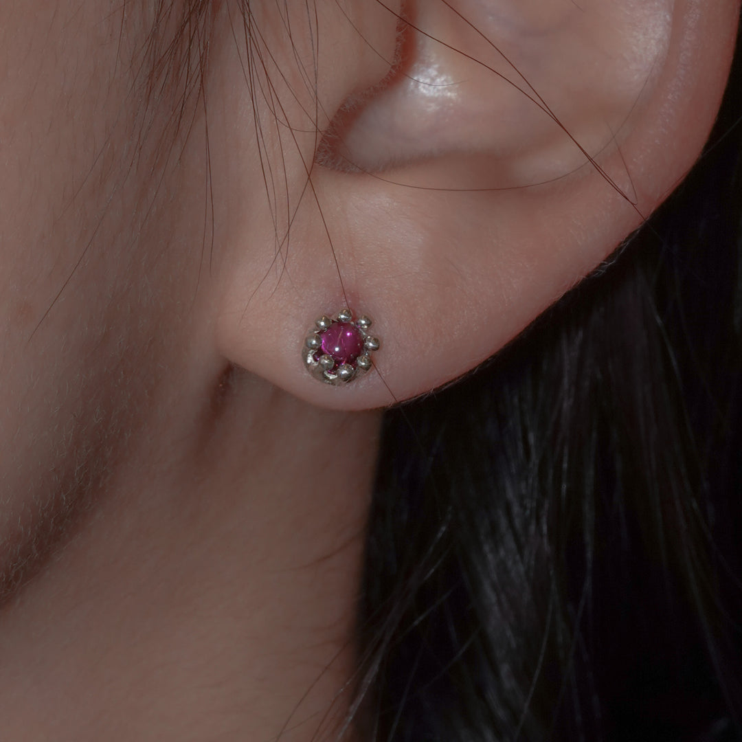 8 PLANETS Pierced Earring (PINK)