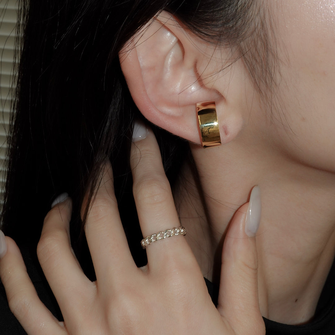 Arc #2 - Cuff Ring_K18YG coat