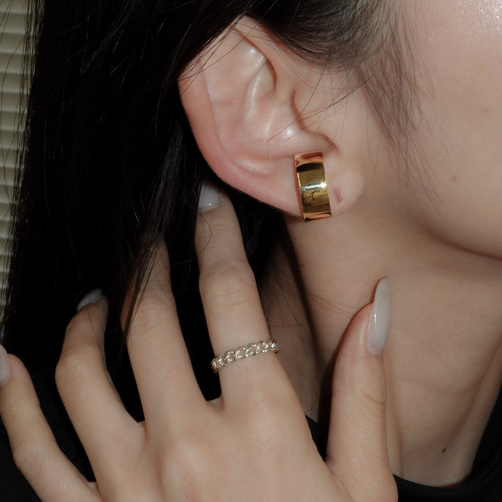 Arc #2 - Cuff Ring_K18YG coat