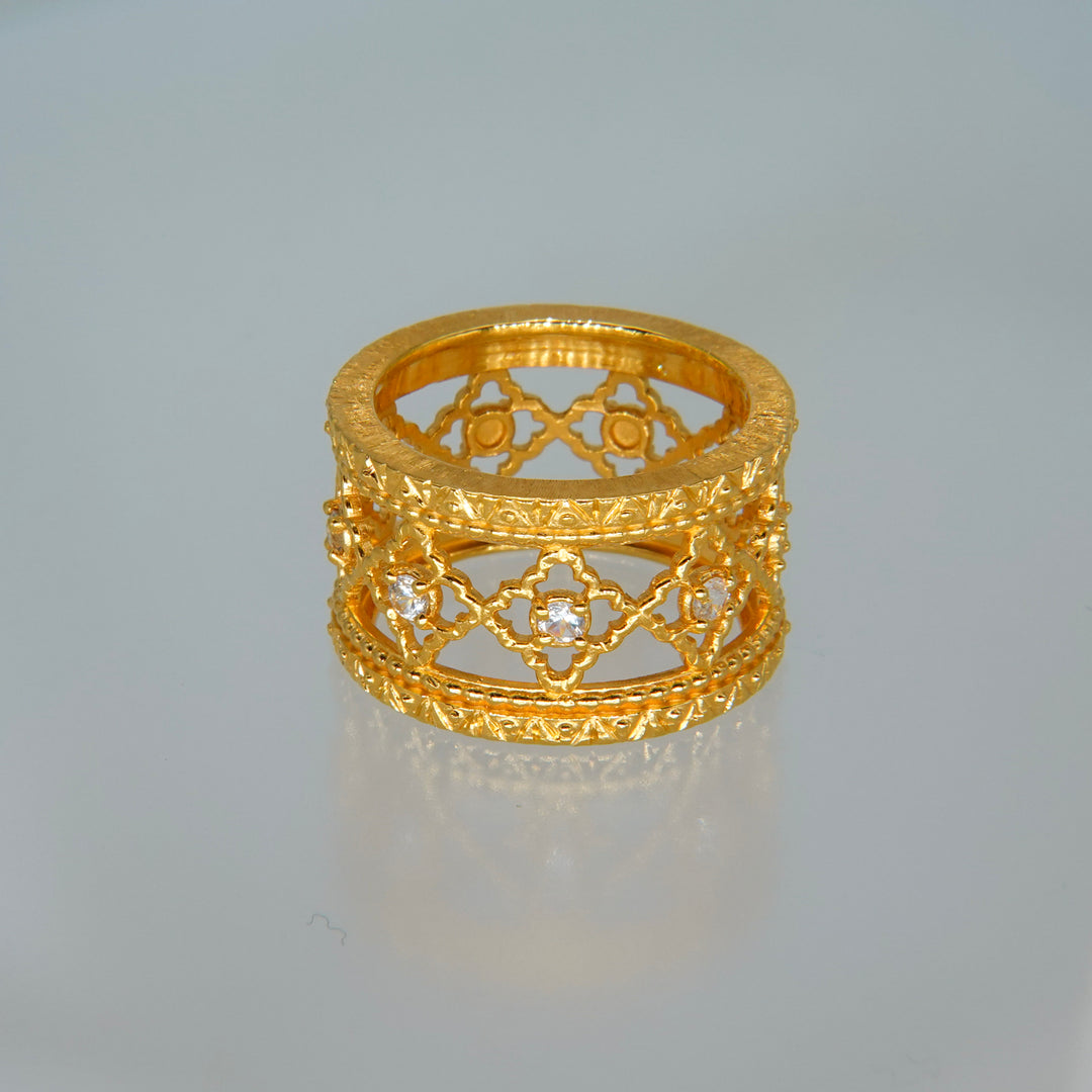 サファイア・フィレンツェ彫りリング(23kgp)