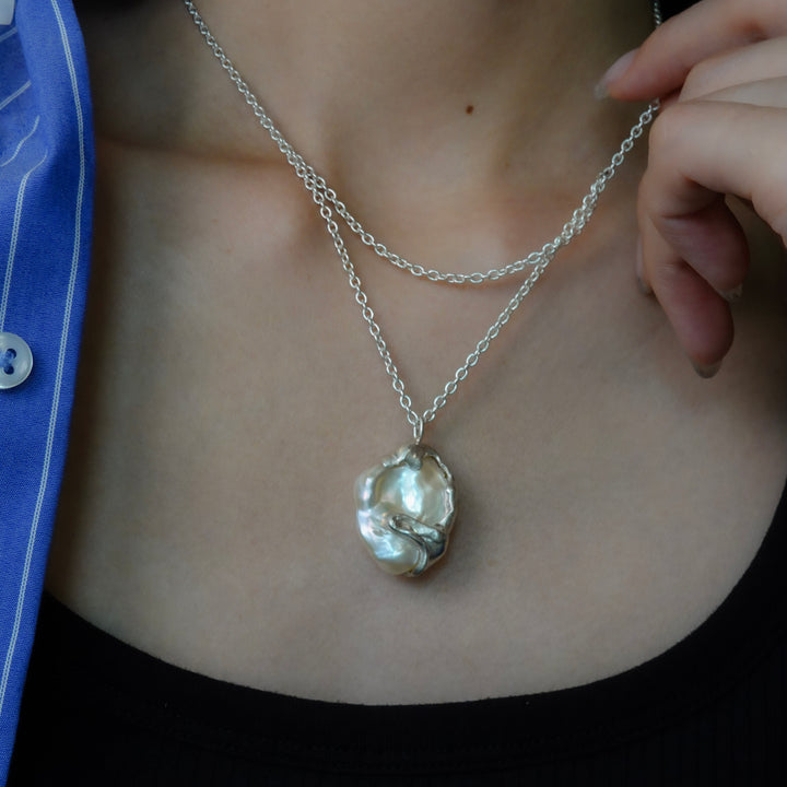 EROSION - Keshi Necklace (Short)