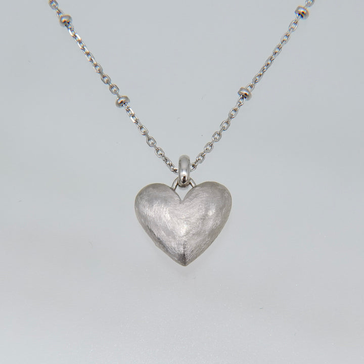 Silver necklace SMP6 ハートネックレス