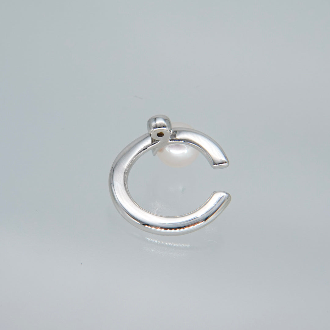 Silver Pearl DiamondEarCuff パール.ダイヤモンド.イヤーカフSMG3PD
