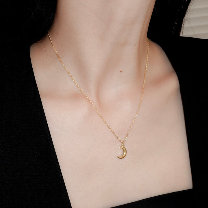 "Moon" charm necklace (GOLD)