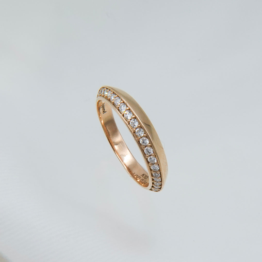 Prism Single Ray Ring -【Natural Diamond】