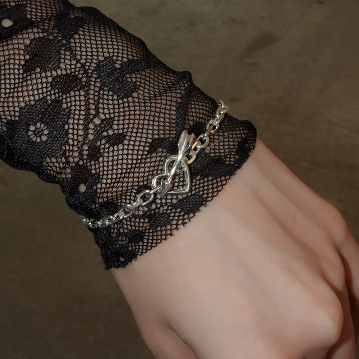 ハート＆アローブレスレット