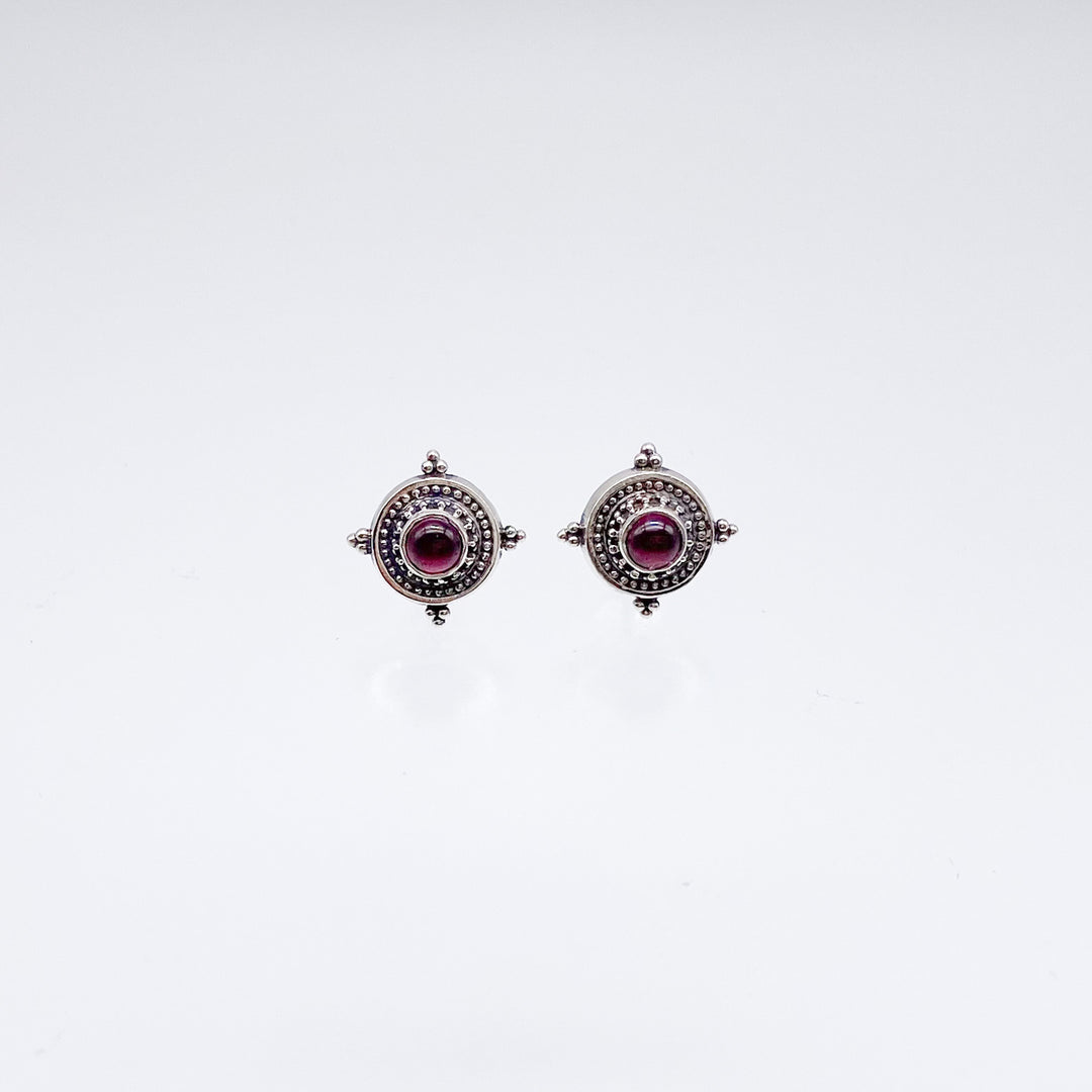 Cyclades stud earrings in Sterling Silver_1392