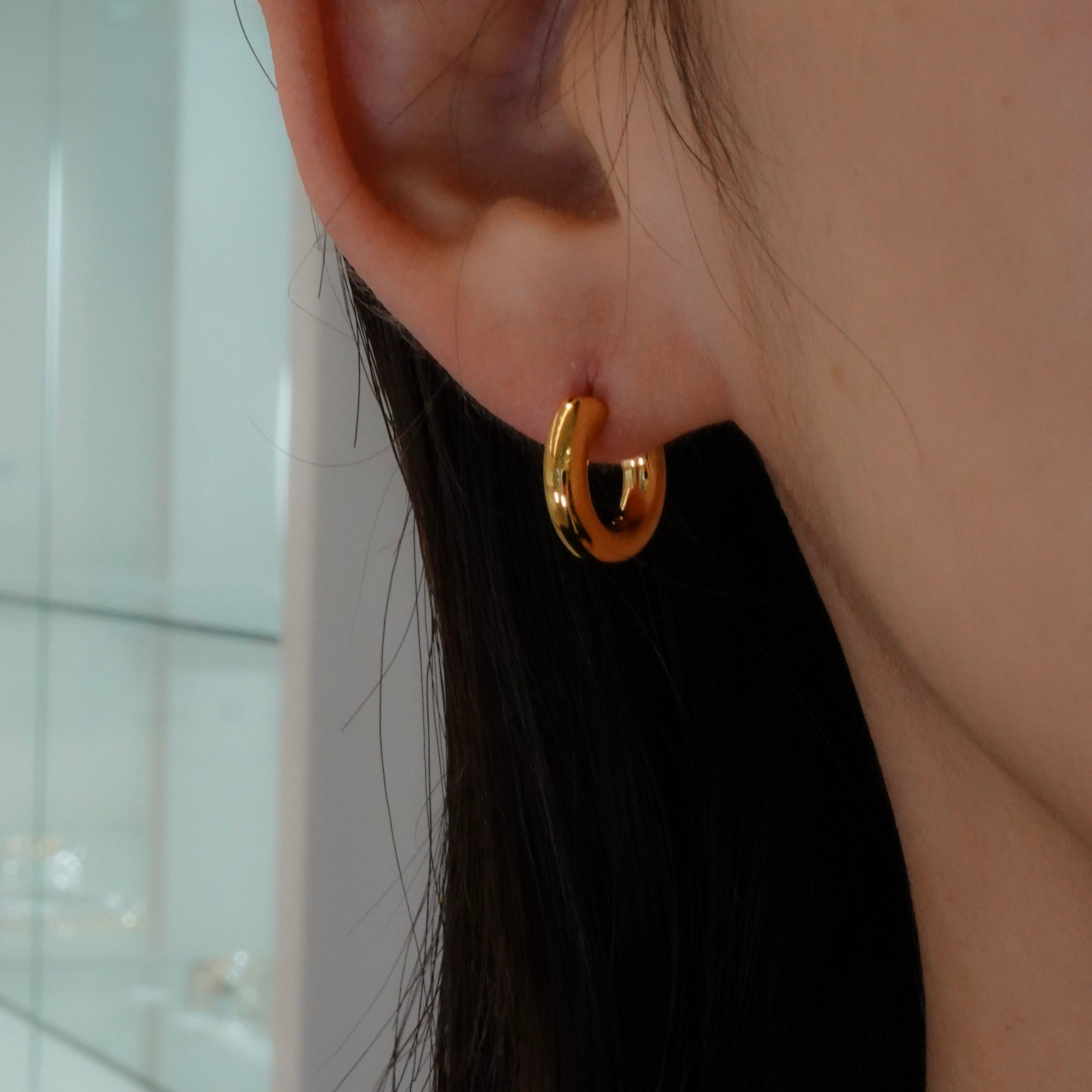 Gold pierced earrings GMA18ピアス – unigem