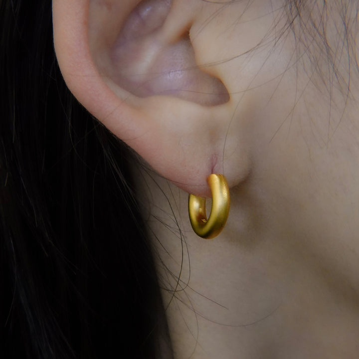 Gold(matte)pierced earrings GMA18matteピアス(マット仕上)