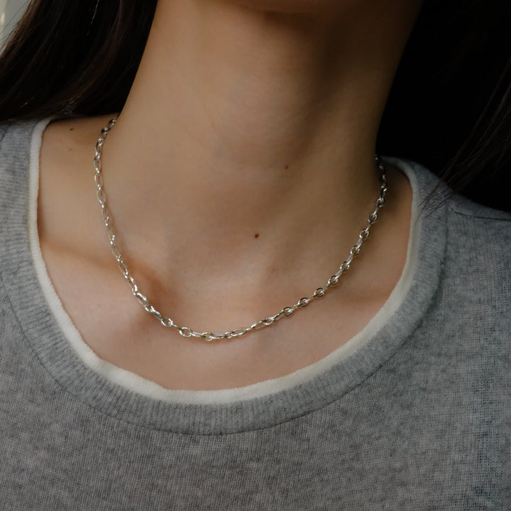 Square space necklace