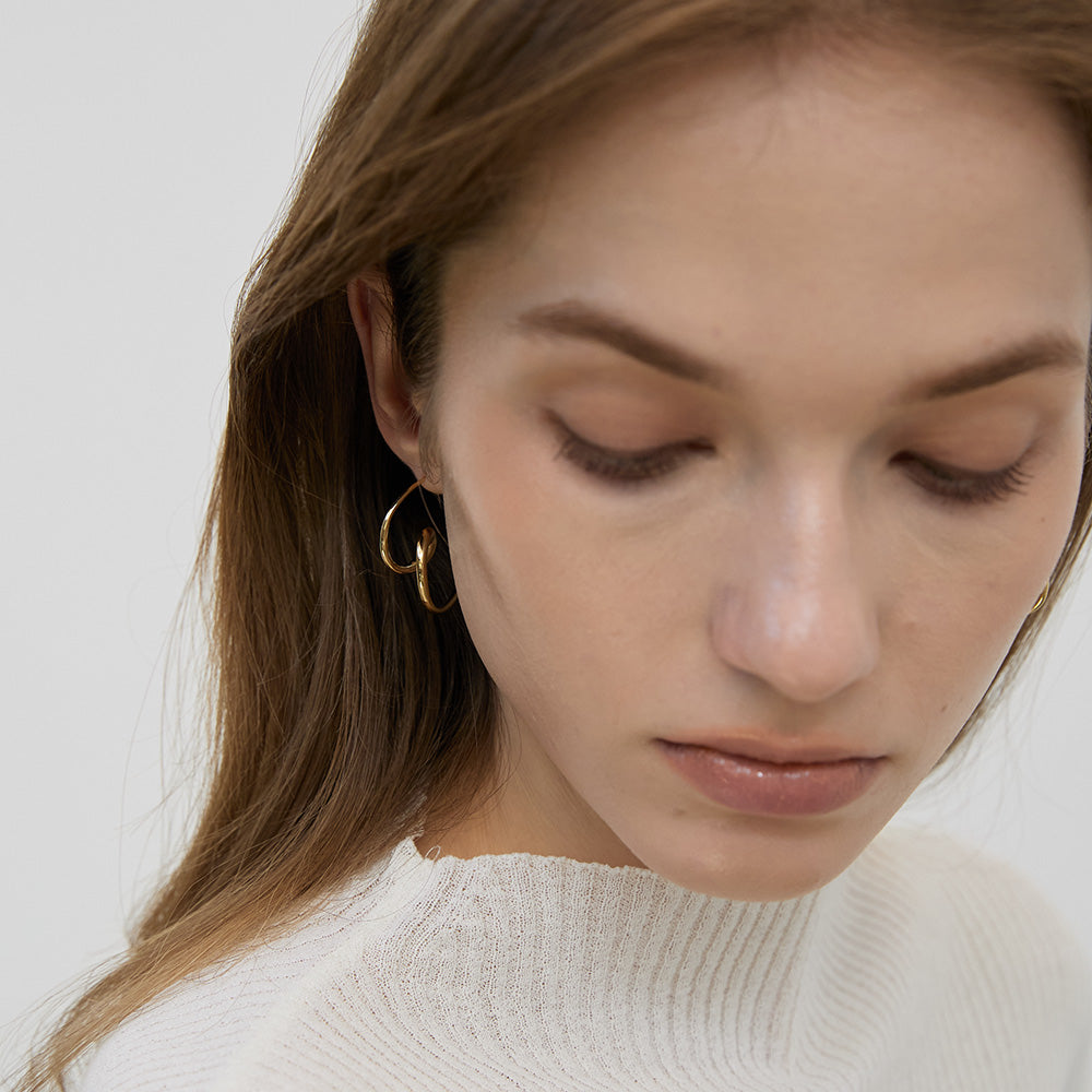 【期間限定 & 受注生産】CONNECT LINE EARRING