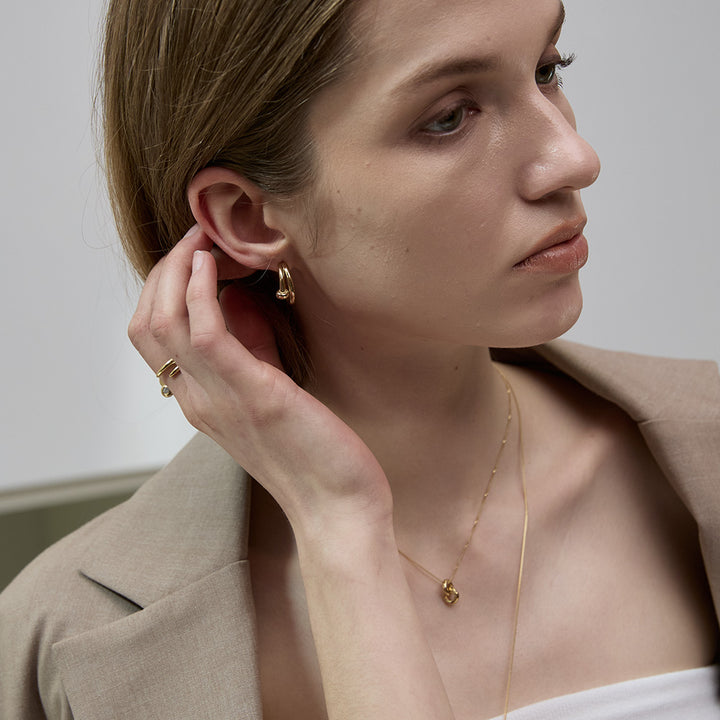 【期間限定 & 受注生産】CONNECT POINT EARRING