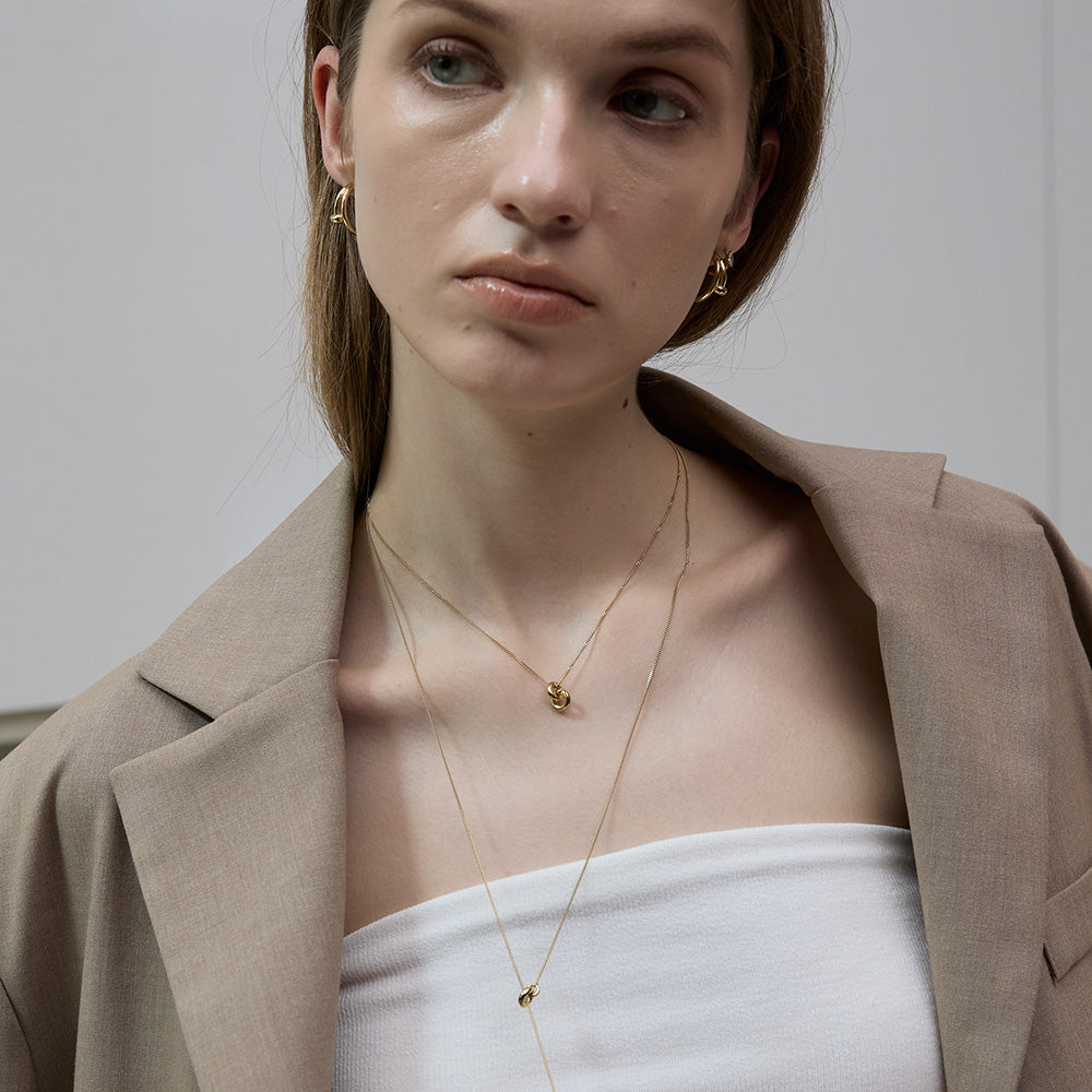 【期間限定 & 受注生産】CONNCET DROP NECKLACE