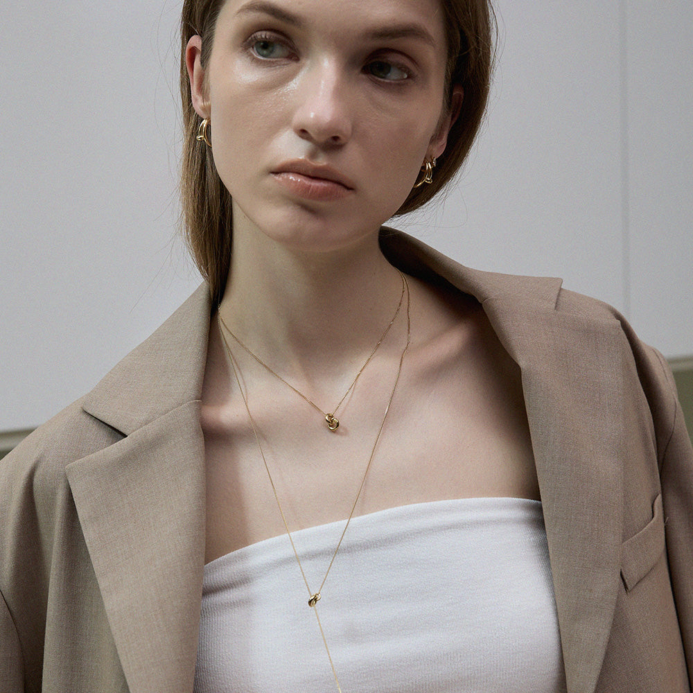 【期間限定 & 受注生産】CONNECT SLIM NECKLACE