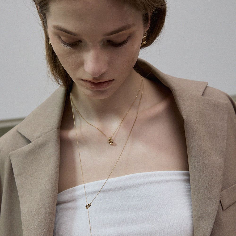 【期間限定 & 受注生産】CONNECT SLIM NECKLACE