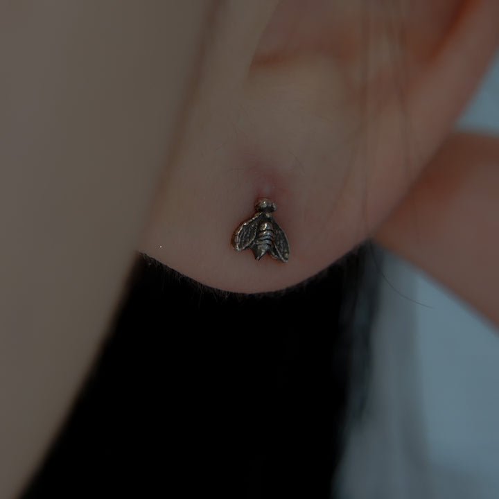 Bee Symbol Stud