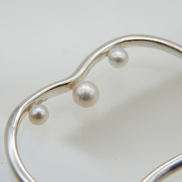 Pearl Double Finger Ring