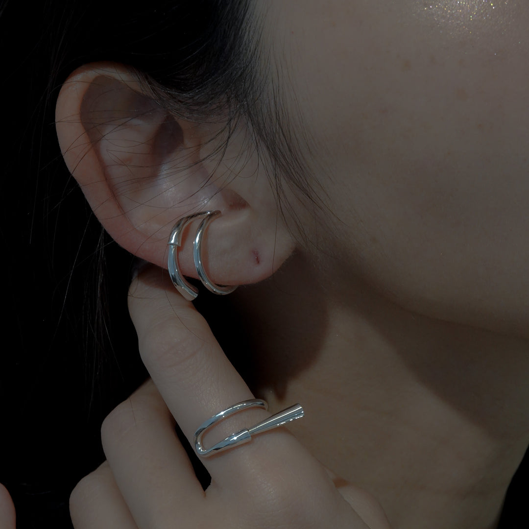 Stem pm Earcuff & Ring