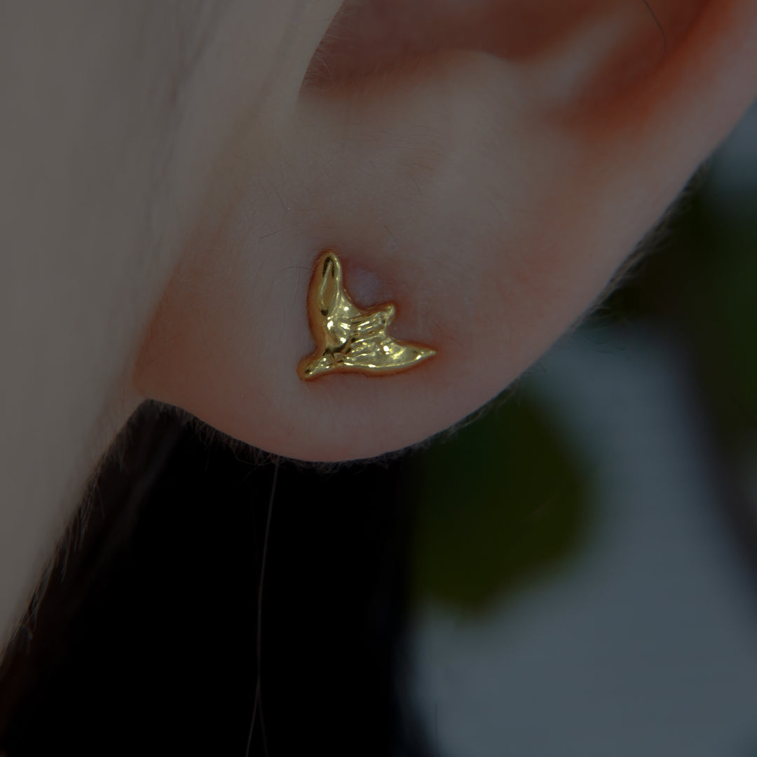 MINI PIGEON EARRINGS (Gold)