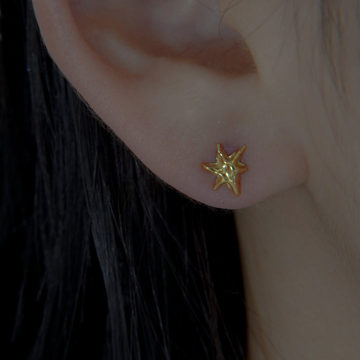 MINI STAR EARRINGS (Gold)