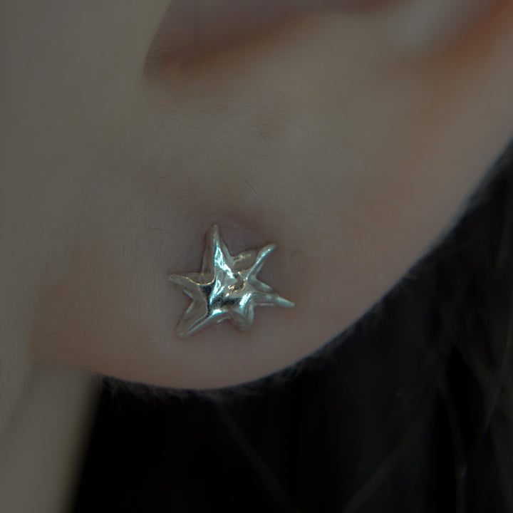 MINI STAR EARRINGS (Silver)