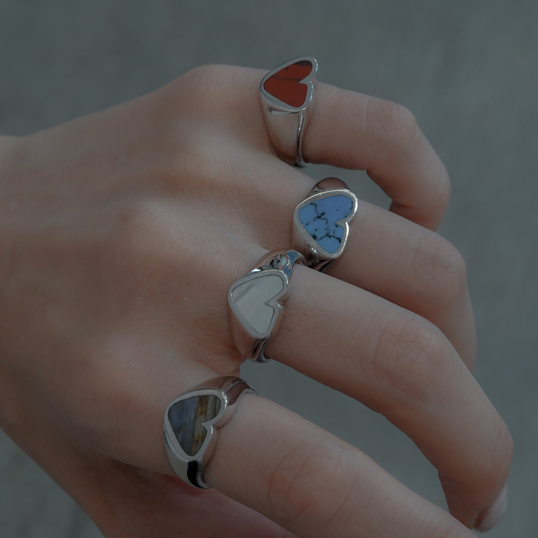 HEART STONE RING