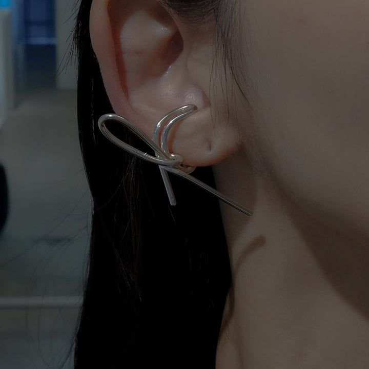 Sprout ribbon Earcuff