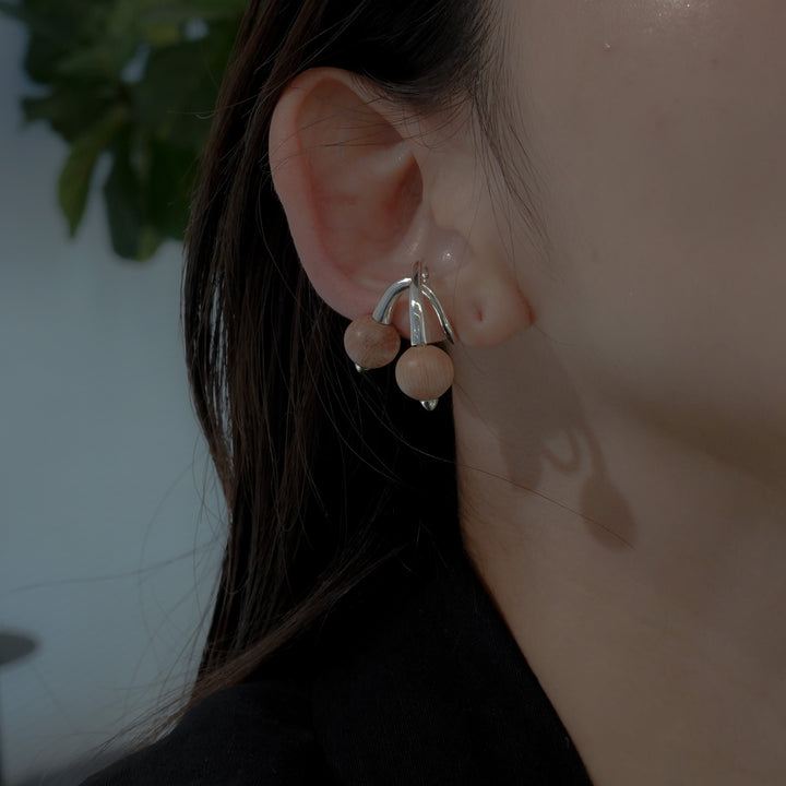 Wild Cherry 001 Earcuff