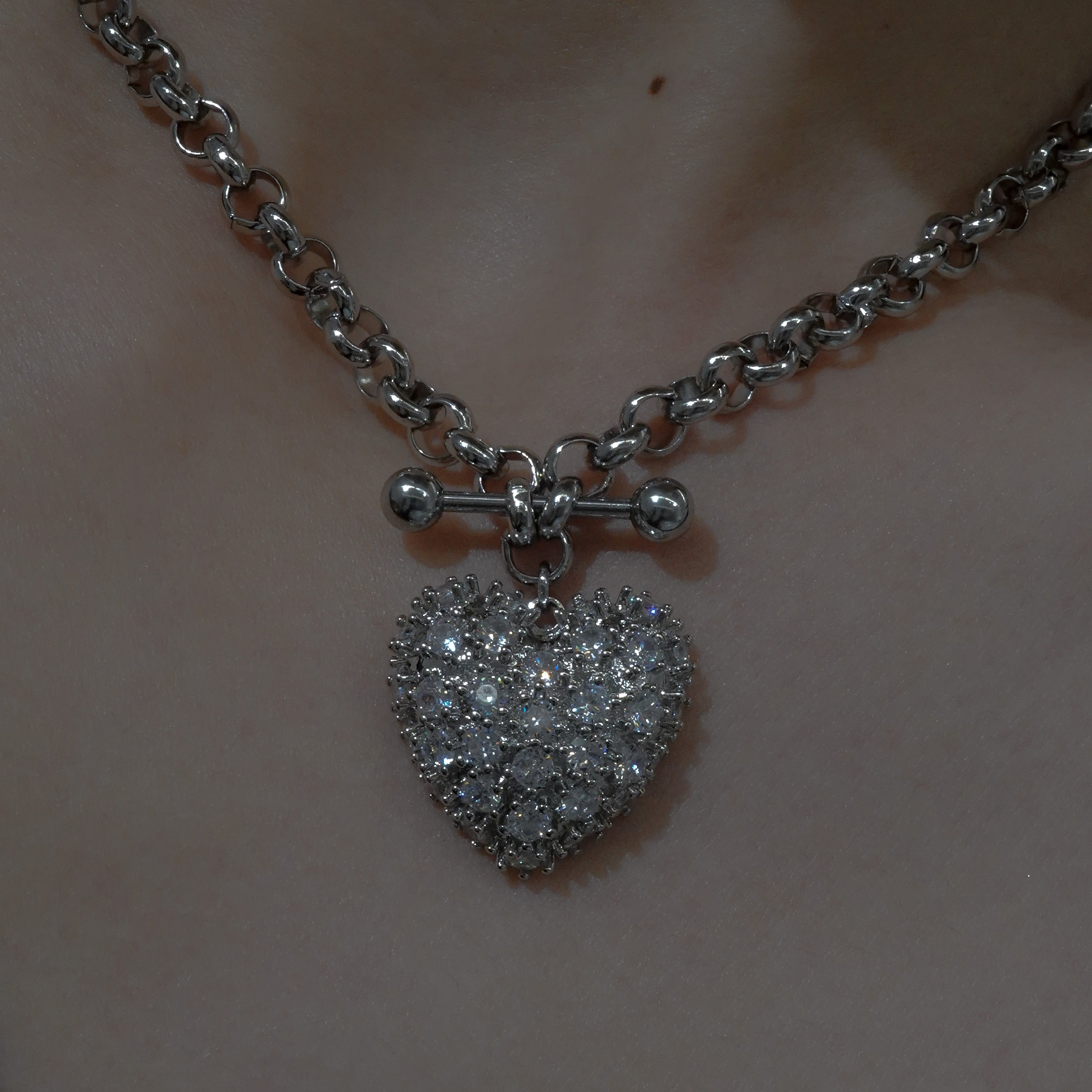 HEART CRYSTAL NECKLACE – unigem