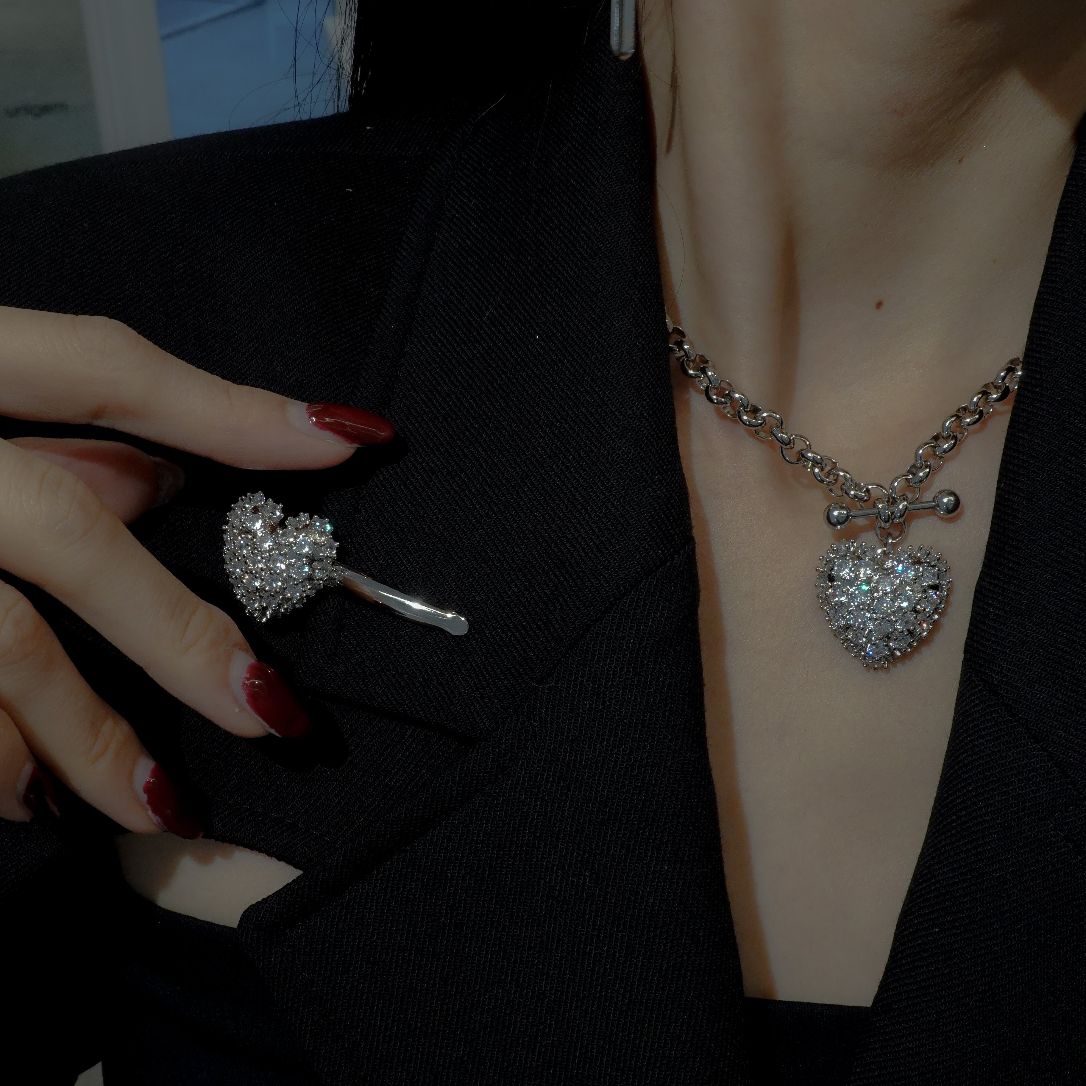 HEART CRYSTAL NECKLACE – unigem