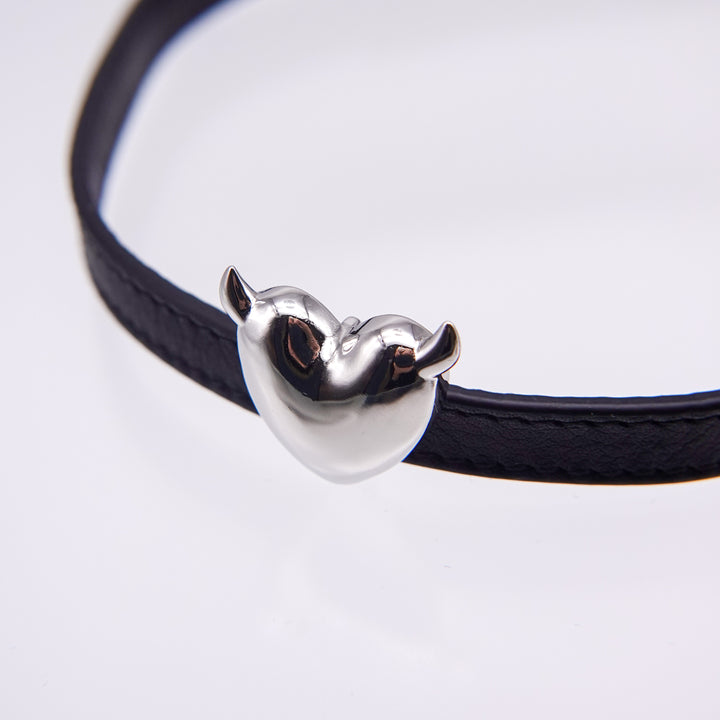 DEVIL LEATHER CHOKER