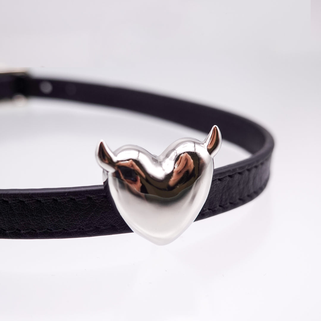 DEVIL LEATHER CHOKER