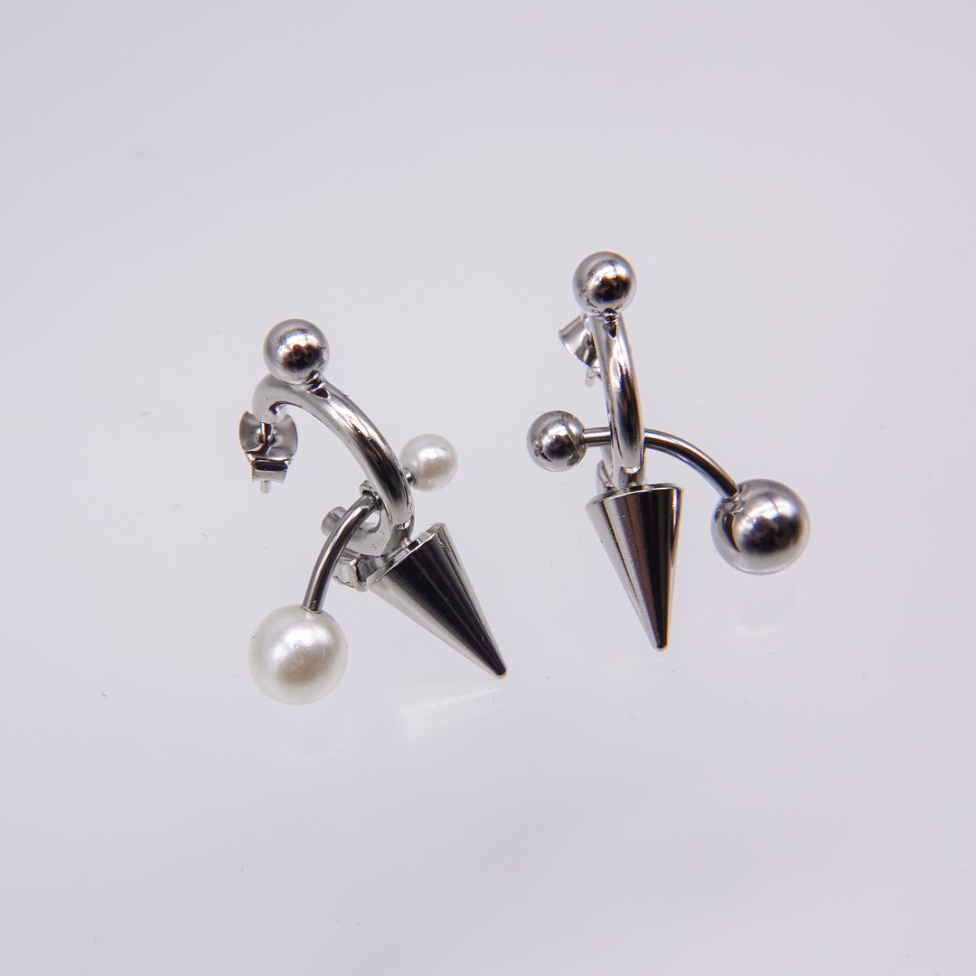 TABBY EARRINGS (PALLADIUM)