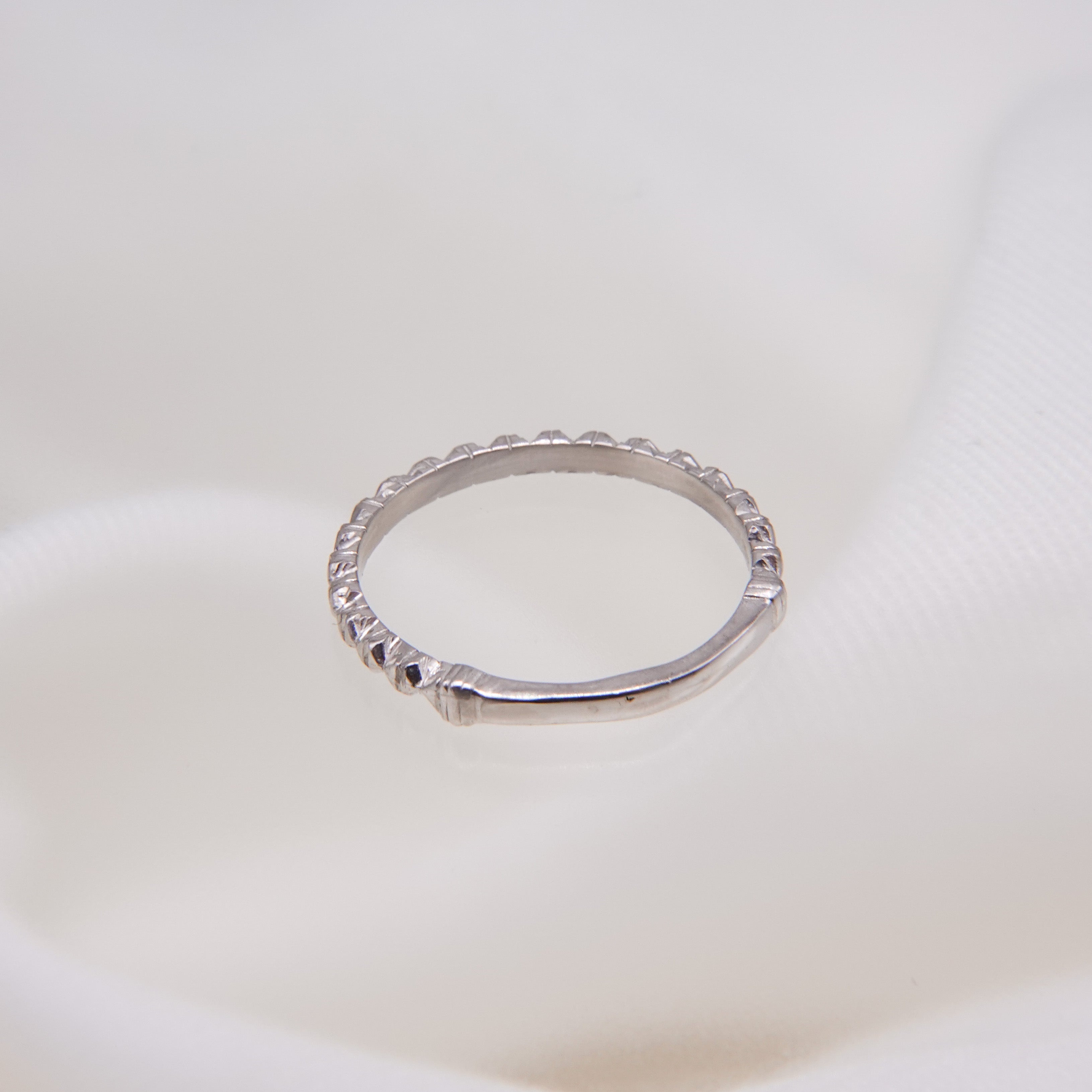 【刻印あり】750PG（K18PG）フィレンツェ彫りリング16号 kudana-florentine-engraving-ring-silver – unigem