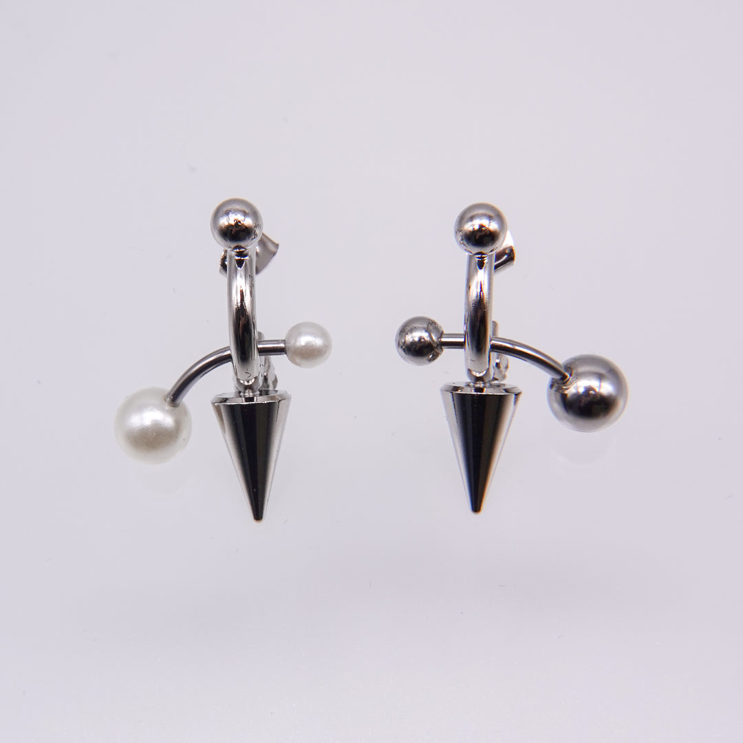 TABBY EARRINGS (PALLADIUM)