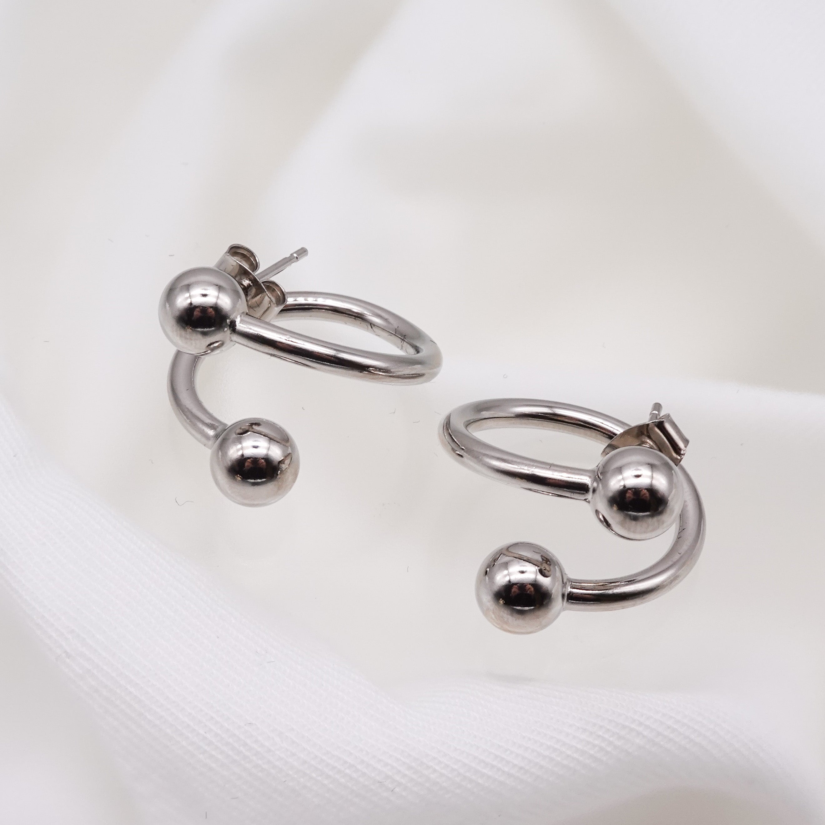 SELMA EARRINGS PALLADIUM – unigem