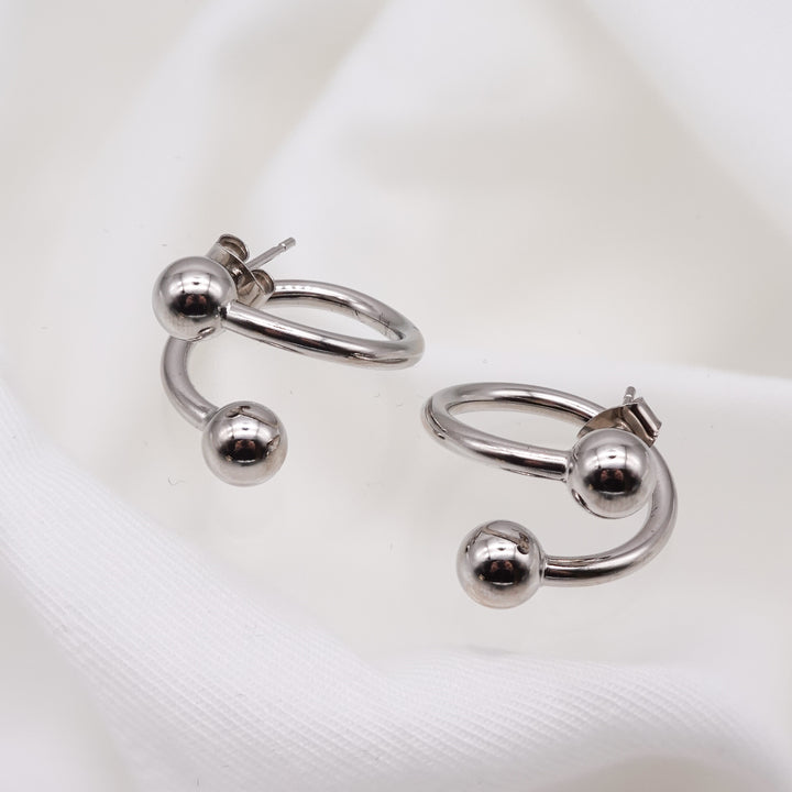 SELMA EARRINGS PALLADIUM