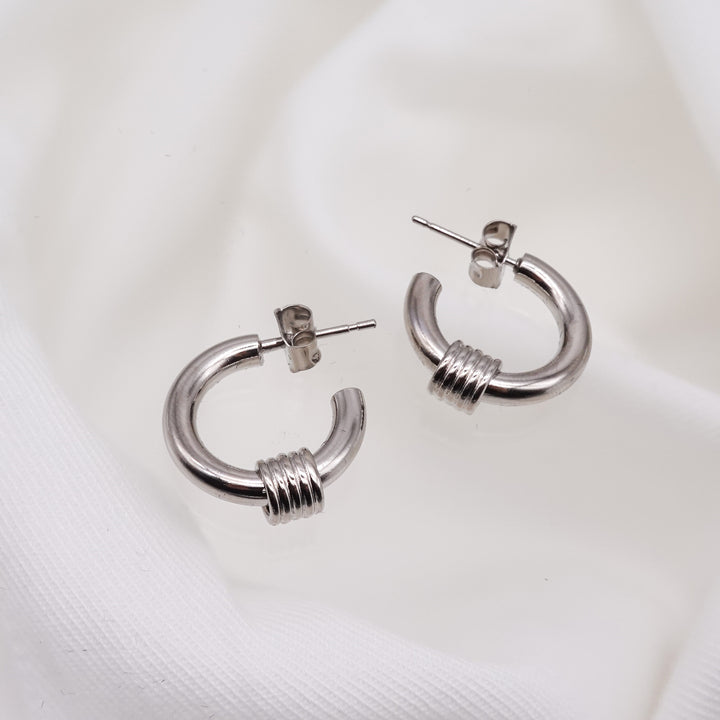 CARRIE EARRINGS PALLADIUM