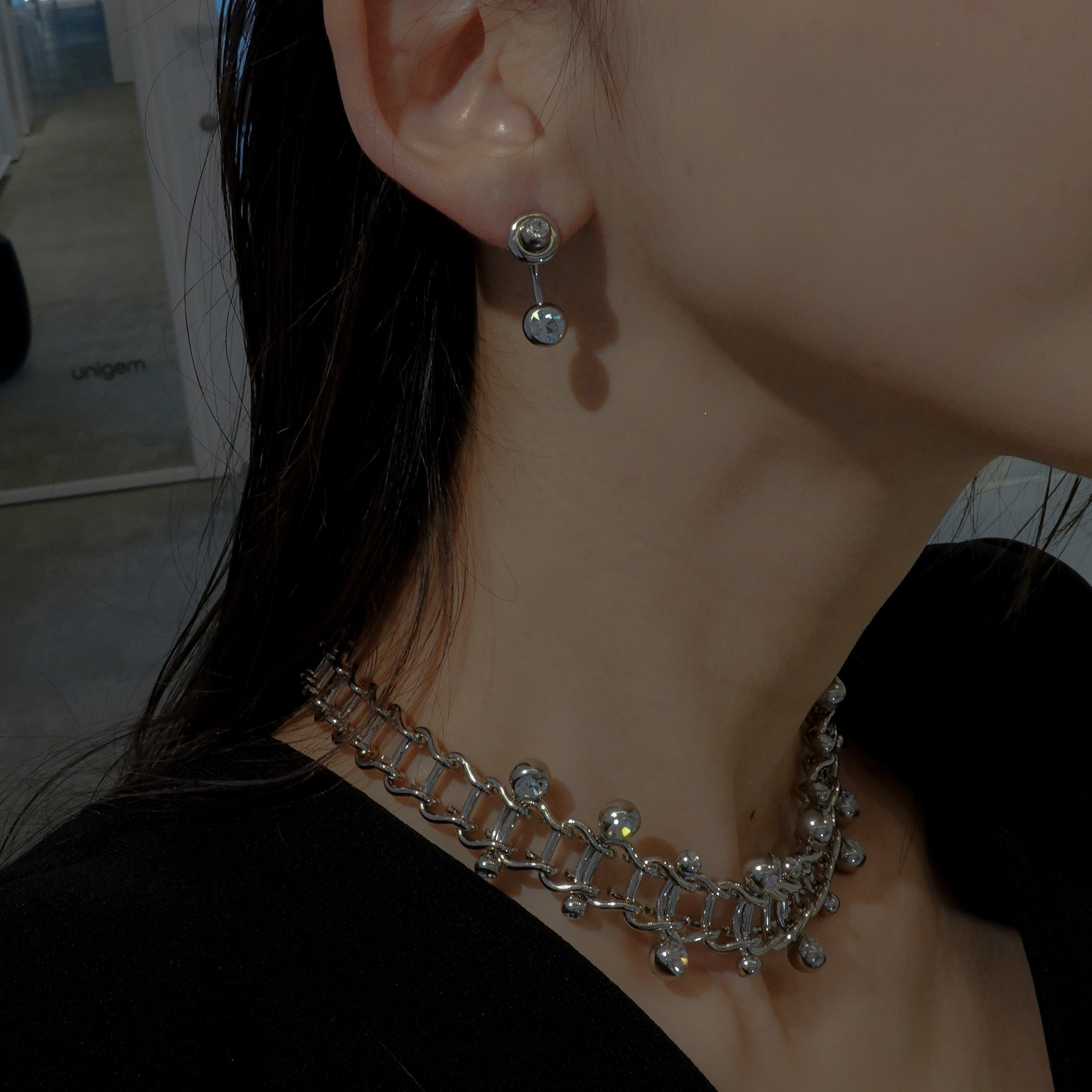 MINDY CRYSTAL EARRING – unigem