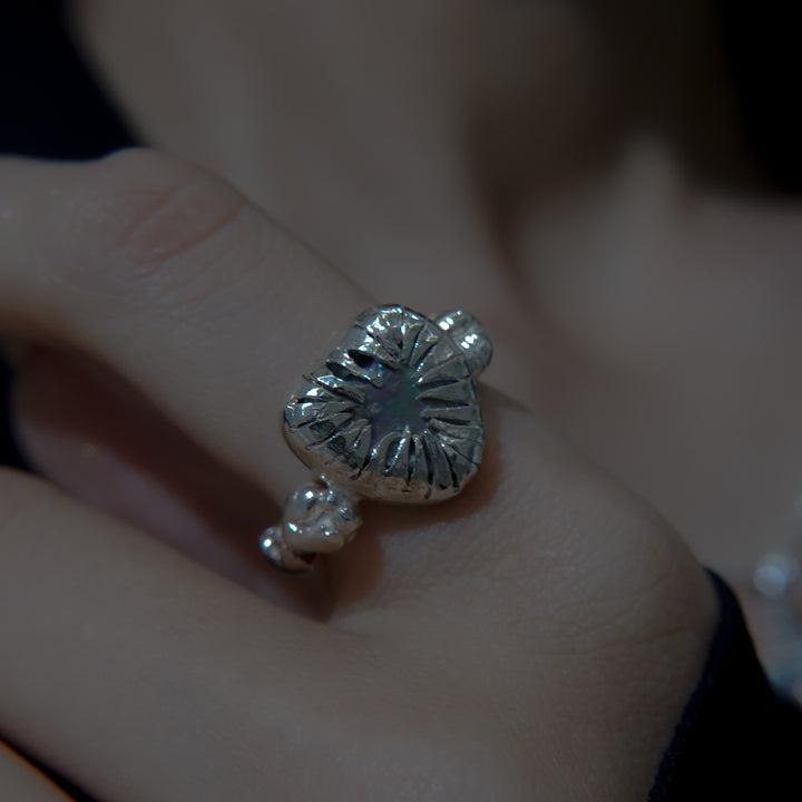 Heart Pearl Ring