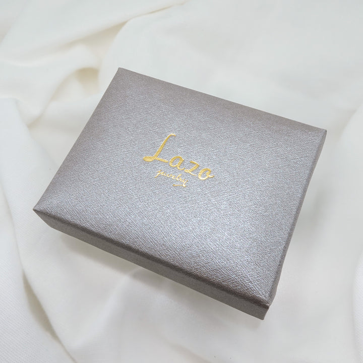 crystal opal pear shape chain earrings