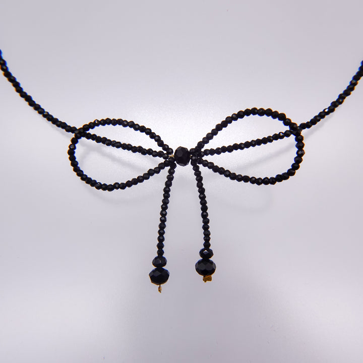 HANNAN GEMSTONE BOW NECKLACES